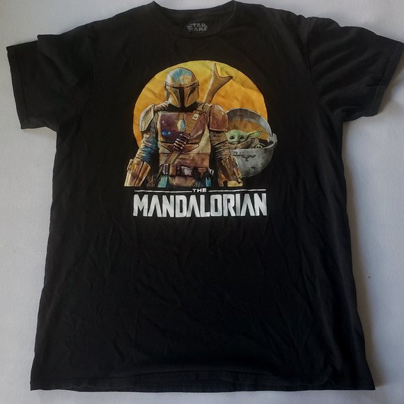 Star Wars The Mandalorian Graphic Short Sleeve Shirt - Picture 1 of 6